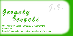 gergely veszeli business card